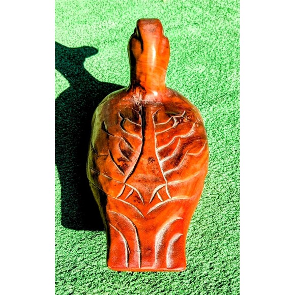 VTG HandCarved Large Wooden Mallard Duck Decoy 15 x 5" Decorative Figure GUC - Picture 3 of 8